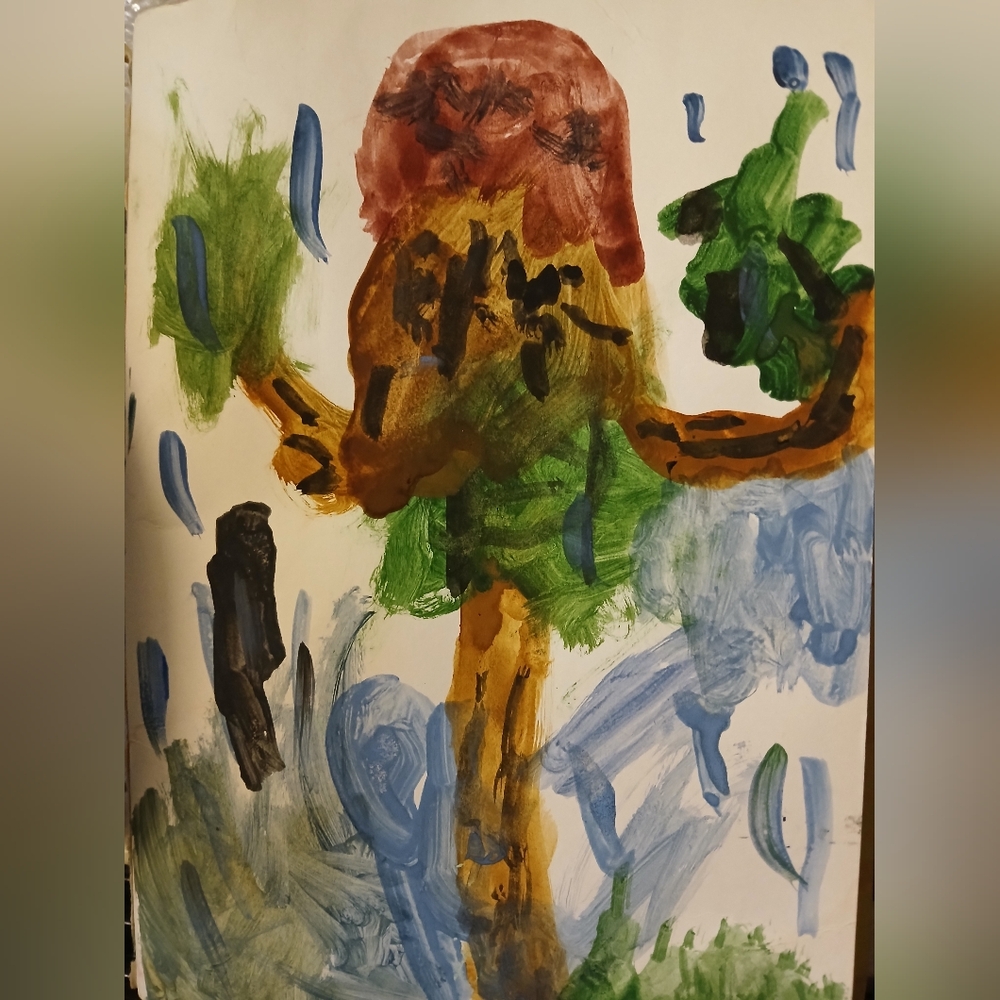 My 6 year old sons artwork